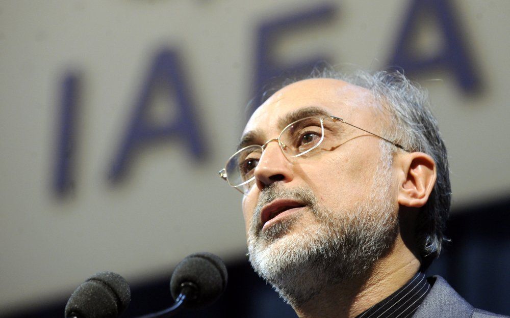 Akbar Salehi: We doen niet mee als andere partijen willen onderhandelen over ons nucleaire dossier.  Foto EPA