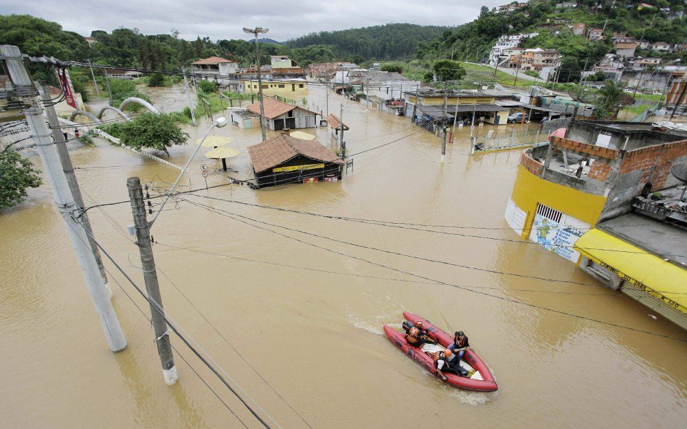 het dodental in de deelstaat Rio de Janeiero is tot zeker 380 gestegen.  Foto EPA