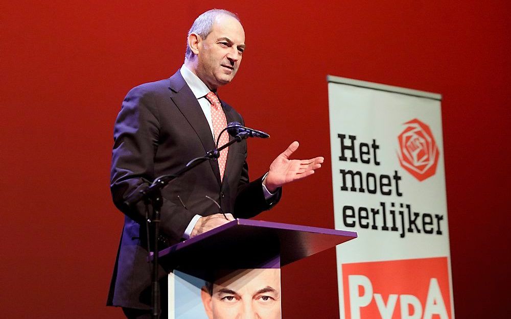 PvdA-leider Cohen tijdens de nieuwjaarsbijeenkomst van de sociaaldemocraten. Foto ANP