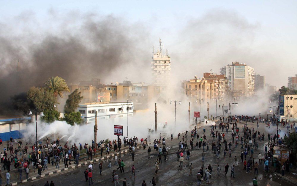 Protest in Egypte. Foto EPA