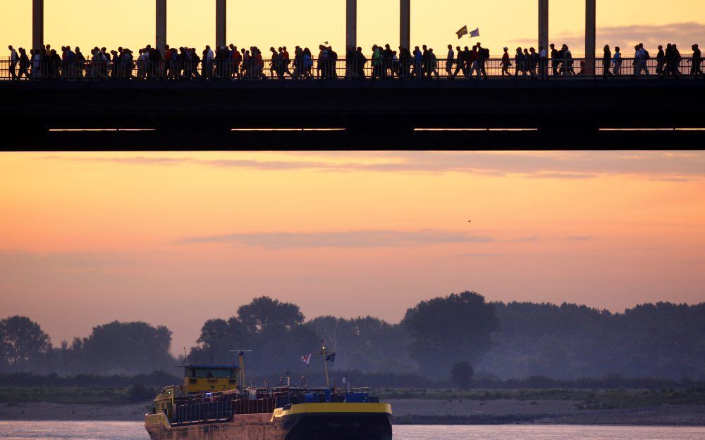 De Nijmeegse Vierdaagse blijft populair. Maandag begon de inschrijving voor de 95e editie.  Foto ANP