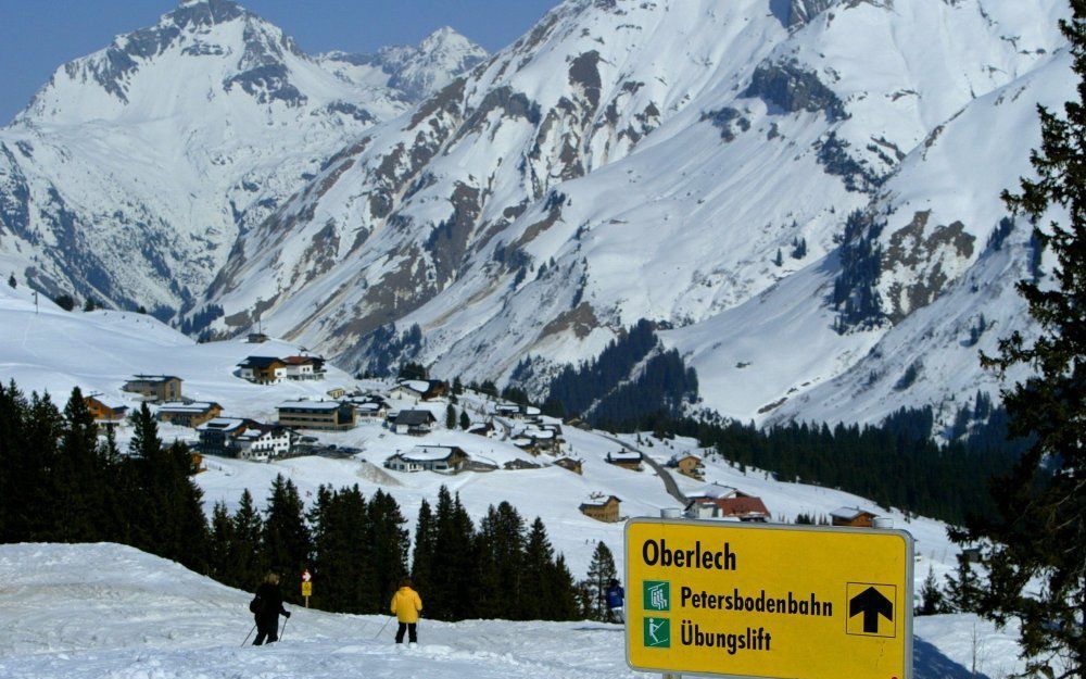 Flinke sneeuwval in de Alpen. Foto EPA