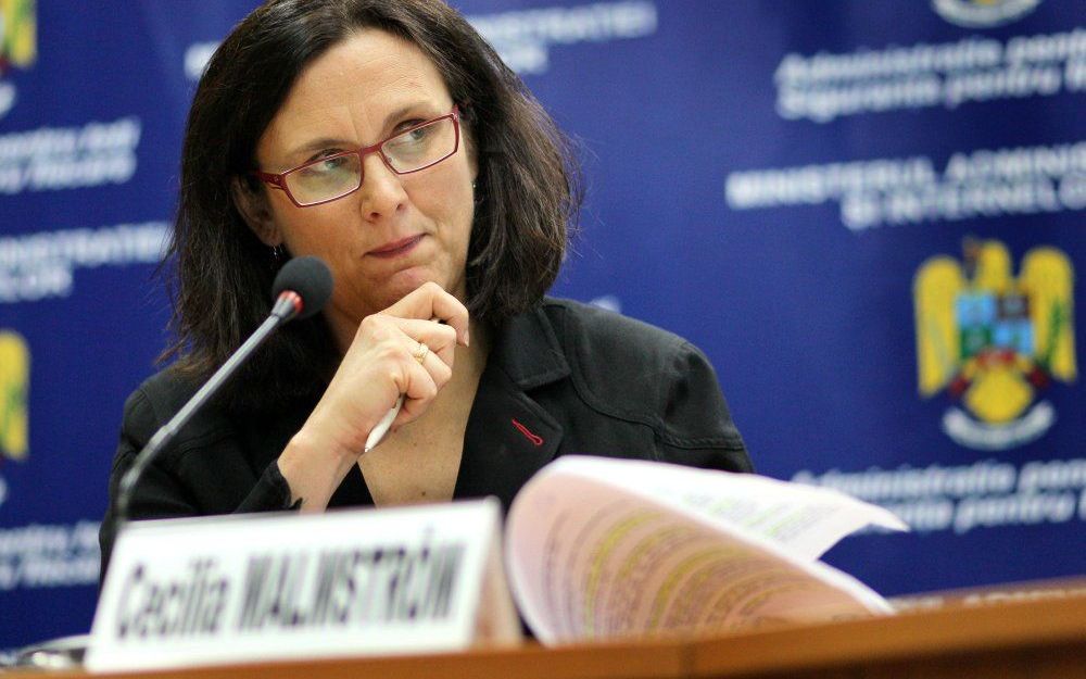 Malmström maakte zaterdag bekend dat Italië steun gaat krijgen van de Europese Unie in het managen van de golf migranten.  Foto EPA