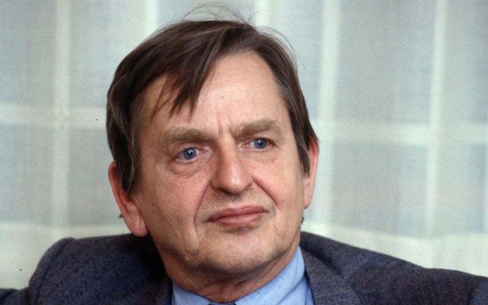 Palme werd op 28 februari 1986 vermoord.  Foto EPA