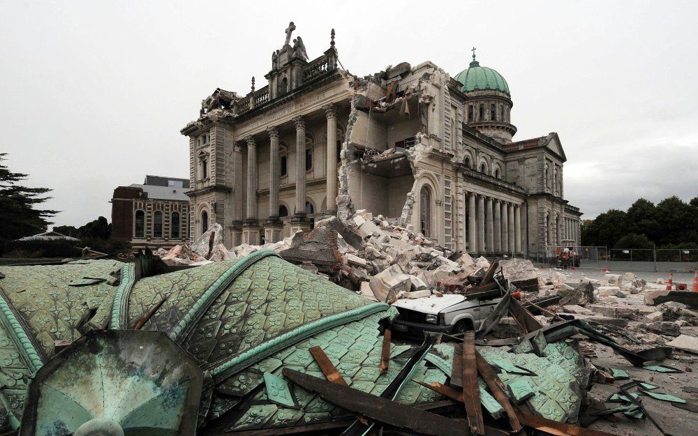 De Catholic Cathedral in Christchurch. Foto EPA