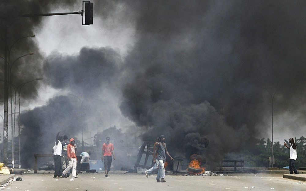 Gevechten in Ivoorkust hebben de afgelopen dagen aan vijftien mensen het leven gekost.  Foto EPA