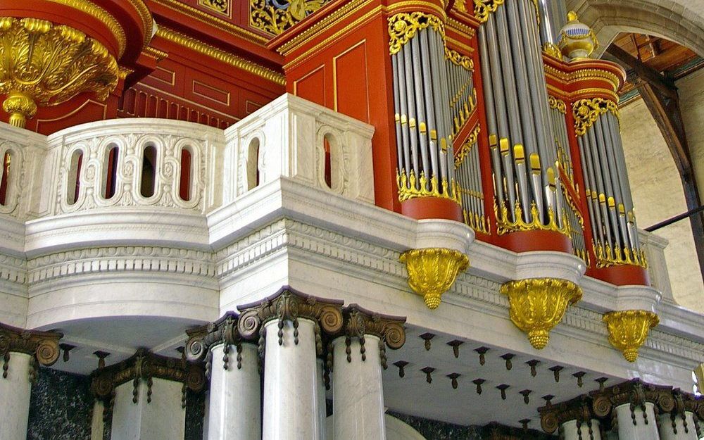 Het grote orgel van de Laurenskerk in Rotterdam. Foto RD