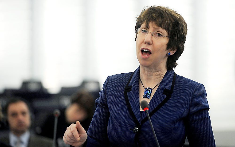 BRUSSEL – Catherine Ashton is het gezicht van de buitenlandse politiek van de EU. Op korte termijn kan de Unie echter weinig doen om het probleem in Libië op te lossen. Foto EPA