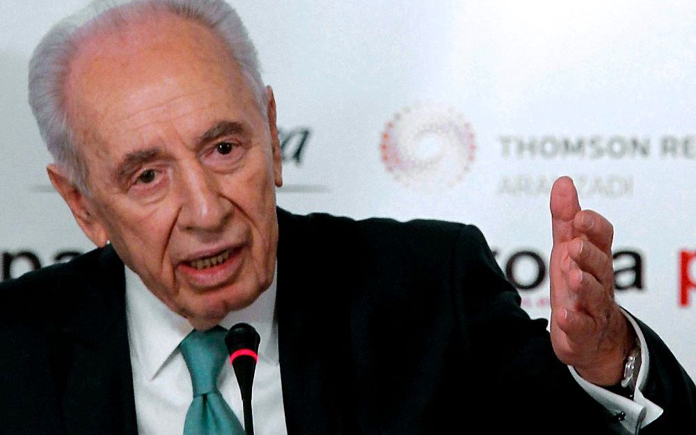 De Israëlische president Peres. Foto EPA