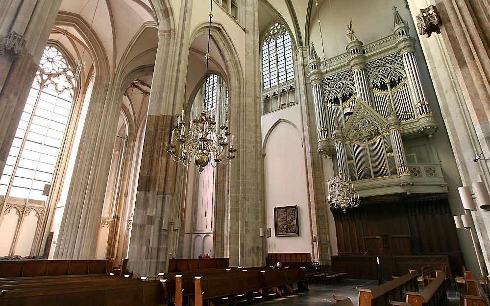 De Domkerk in hartje Utrecht staat al 25 jaar dagelijks open voor bezoekers. De kerk draait op zo’n 180 vrijwilligers. Foto RD, Anton Dommerholt