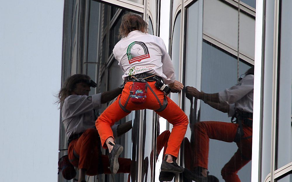 Spiderman in actie. Foto EPA