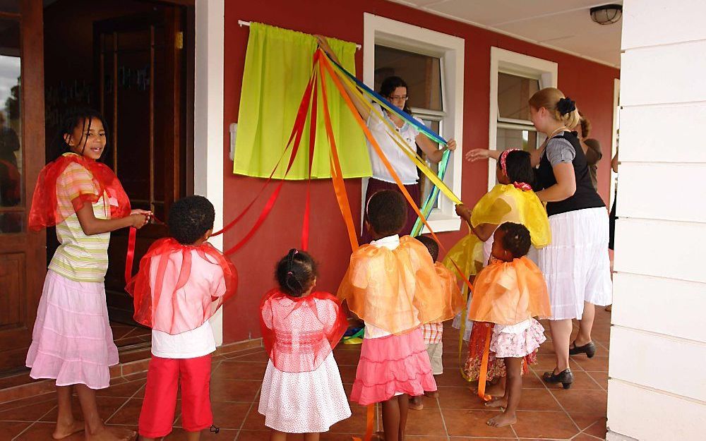 Kindertehuis Goeie Hoop in Gordon’s Bay, Zuid-Afrika. Het kindertehuis is een project van Kimon. Foto Kimon