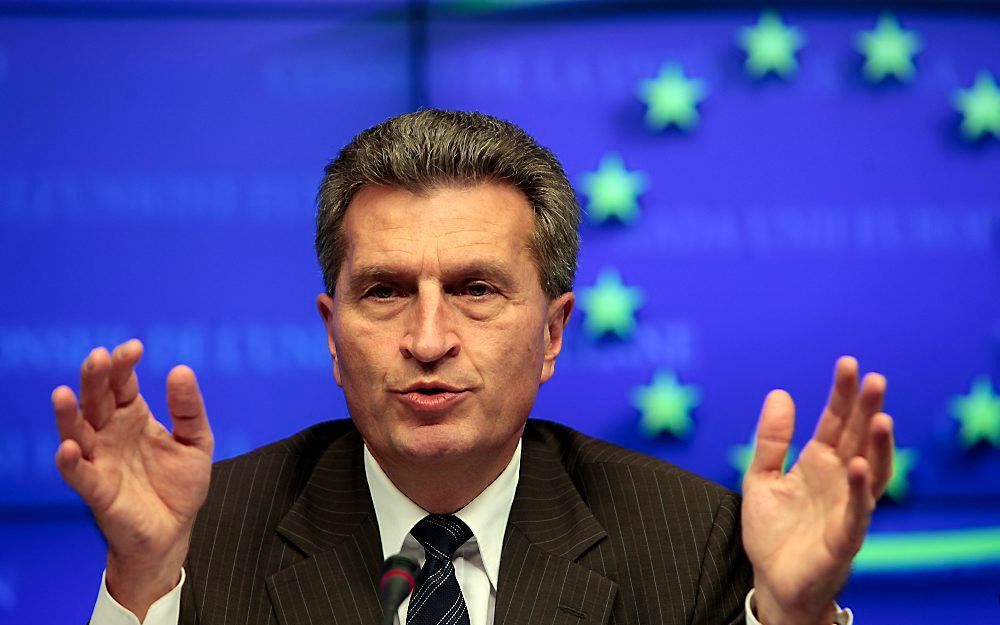 Oettinger. Foto EPA