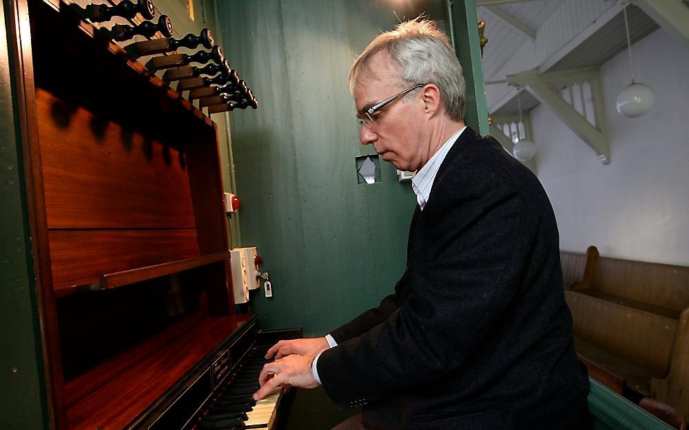 Organist Jaap Zwart. Foto RD, Anton Dommerholt