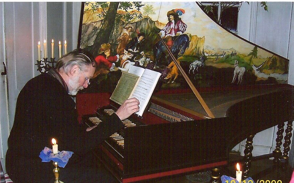 Wim van der Vlies is veertig jaar organist. Foto RD