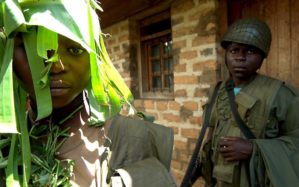 Kindsoldaten in Congo, 2007. Foto EPA