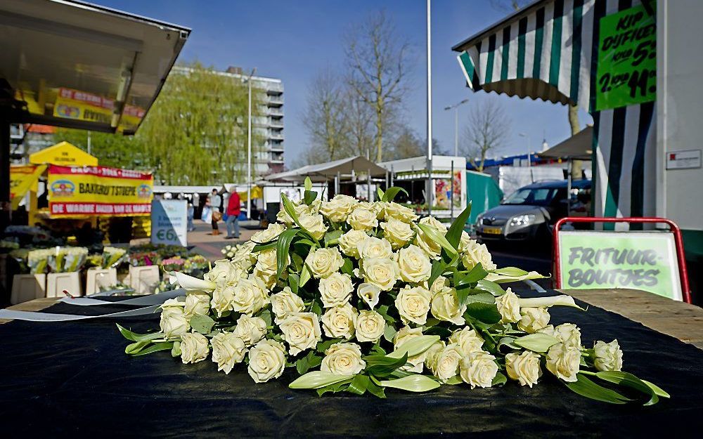 Bloemen in winkelcentrum De Ridderhof. Foto ANP