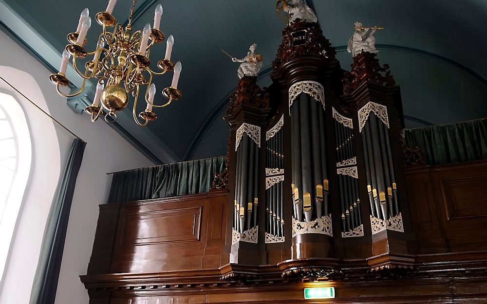 Het gerestaureerde orgel in Jelsum. Foto Frans Andringa