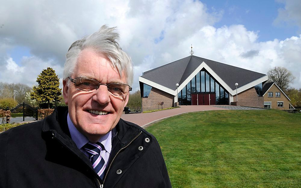 Ouderling W. Lodewijk van de christelijke gereformeerde kerk in Damwoude die na vijfenhalf jaar weer een predikant krijgt. Foto Frans Andringa