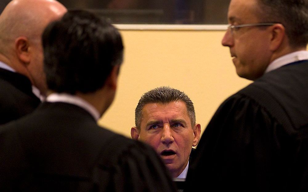 Gotovina voor het Joegoslavië-Tribunaal. Foto ANP