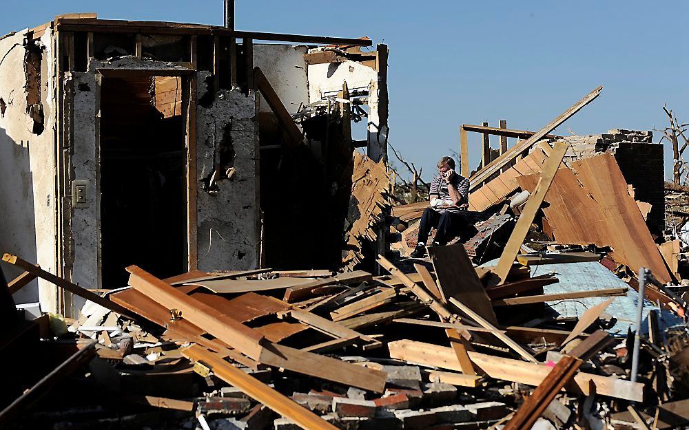 Ravage na de verwoestende tornado's. Foto EPA