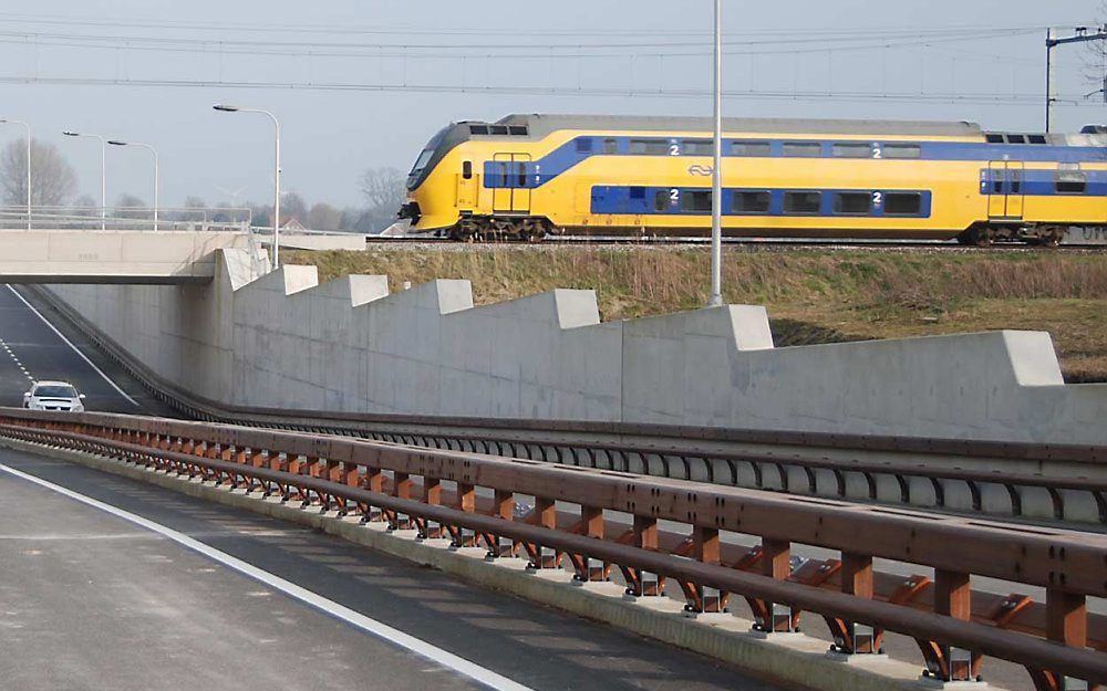 De geleiderail bij Heerhugowaard. Foto Ideal & Co