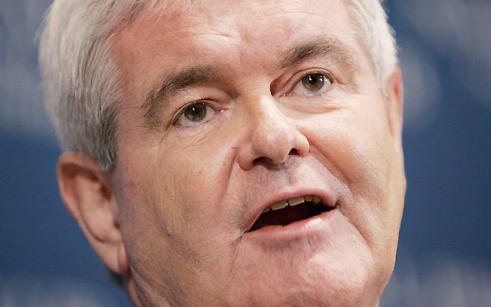 De Republikeinse presidentskandidaat Newt Gingrich. Foto EPA