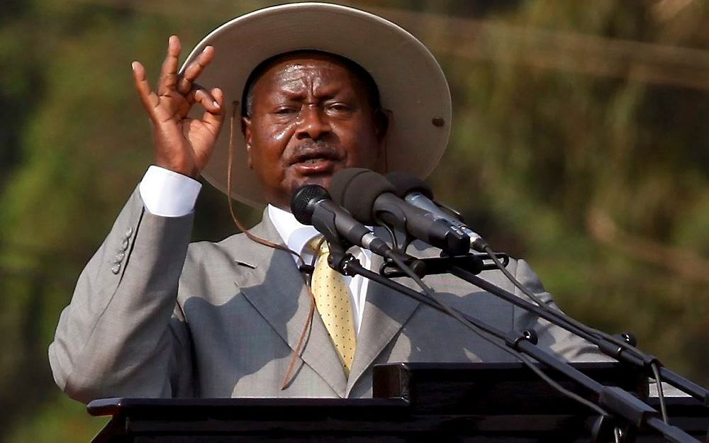 Museveni. beeld EPA