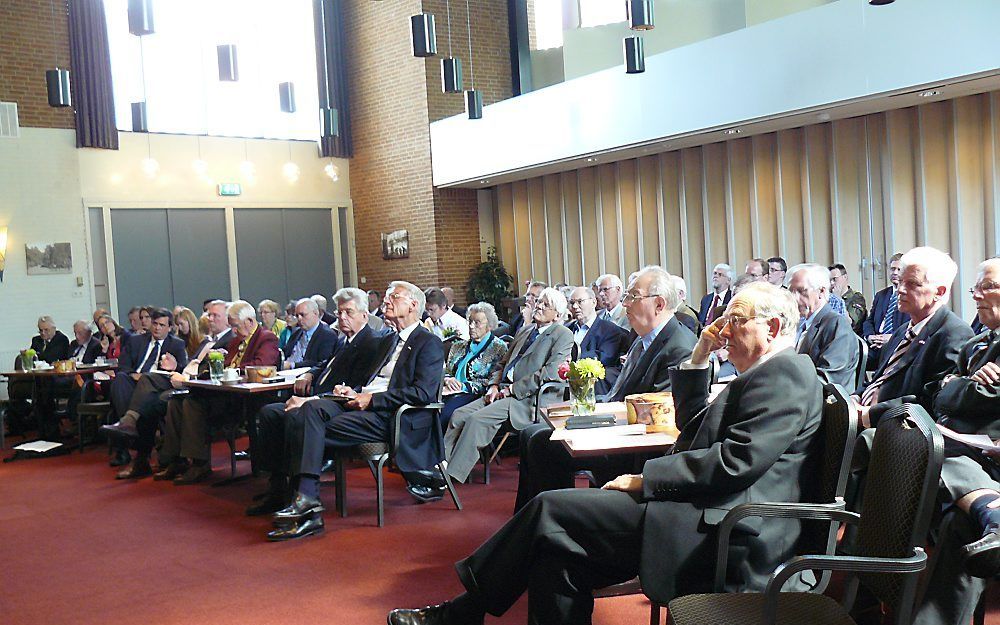 De jaarlijkse conferentie van het Contactorgaan Gereformeerde Gezindte trok donderdag negentig bezoekers. Foto RD