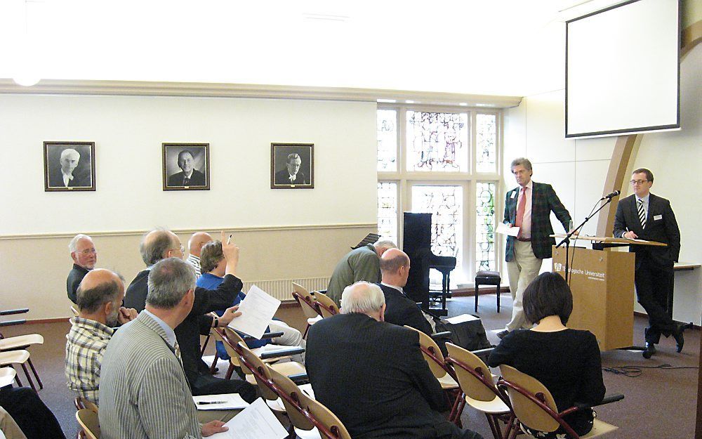 De Theologische Universiteit in Kampen (TUK) hield vrijdag een conferentie over de historische relatie tussen Schotse en Nederlandse kerken. Foto RD