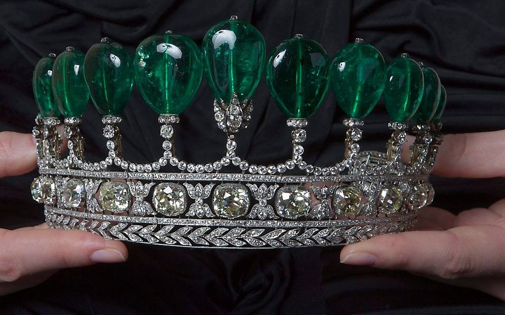 's Werelds duurste tiara. Foto EPA