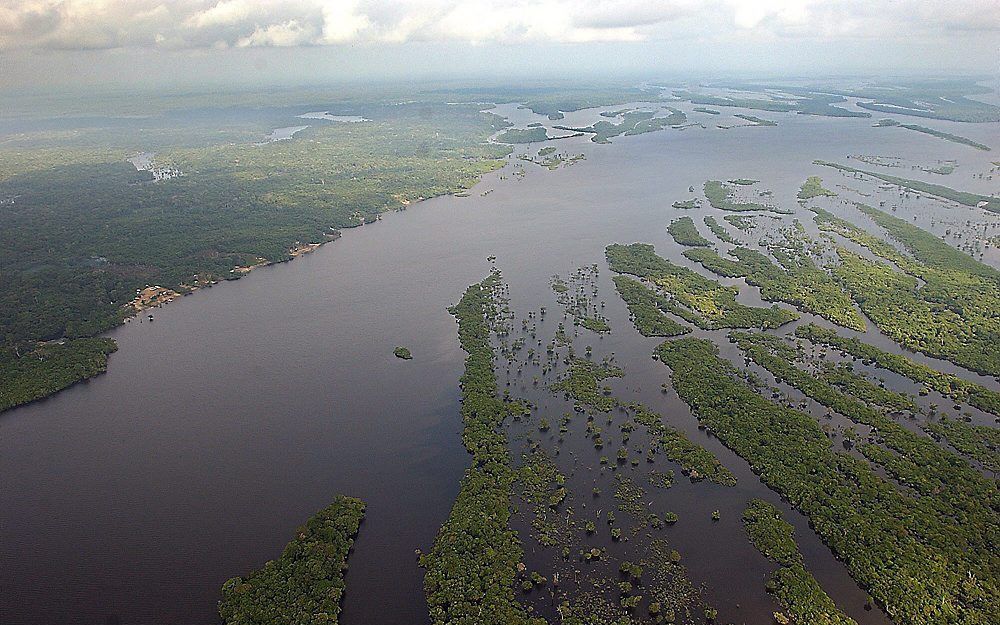 De Amazone in Zuid-Amerika. Foto EPA