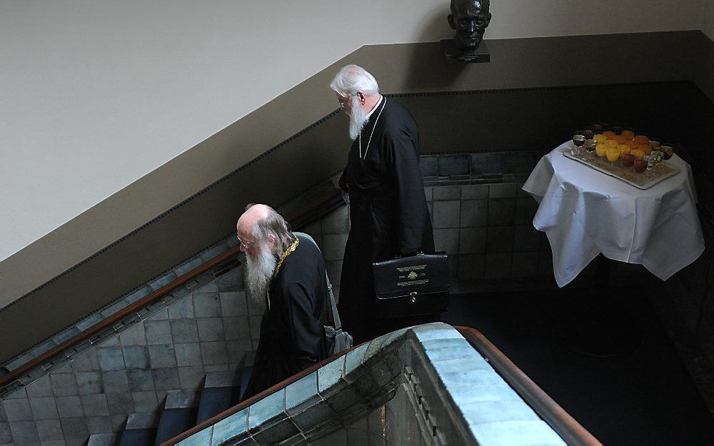 In het Academiegebouw in Utrecht vindt een congres plaats over de kerkvaders. Foto Erik Kottier