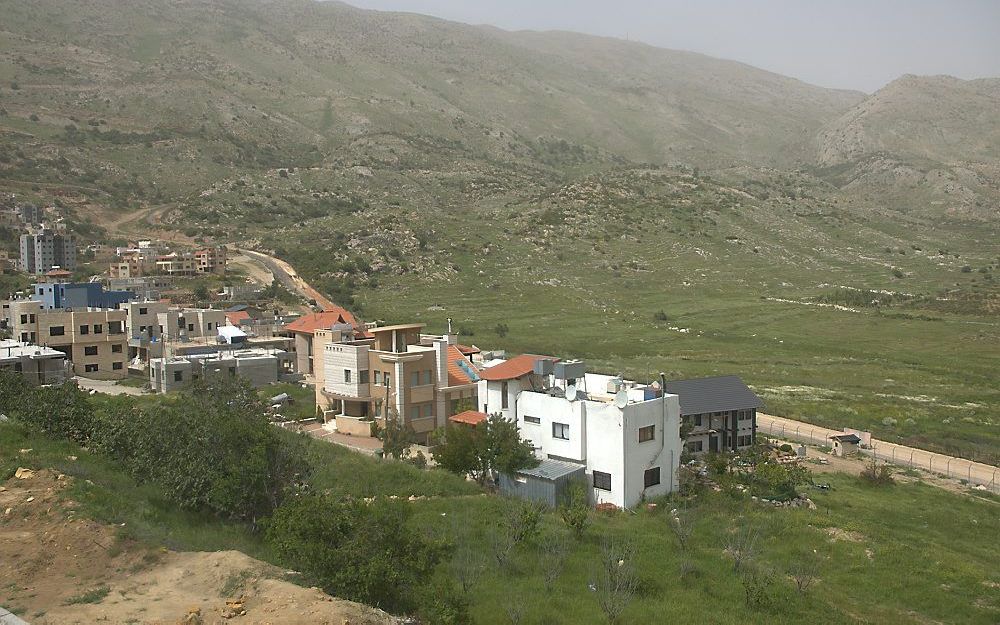 Majdal Shamas aan de grens met Syrië. Foto Alfred Muller