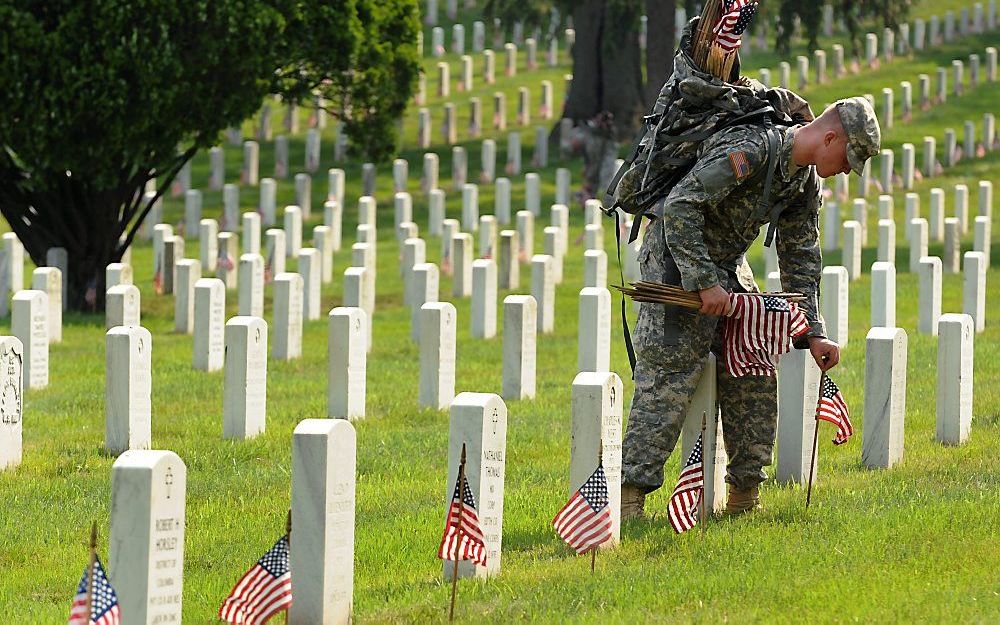 De Amerikaanse militaire begraafplaats Arlington. Foto EPA