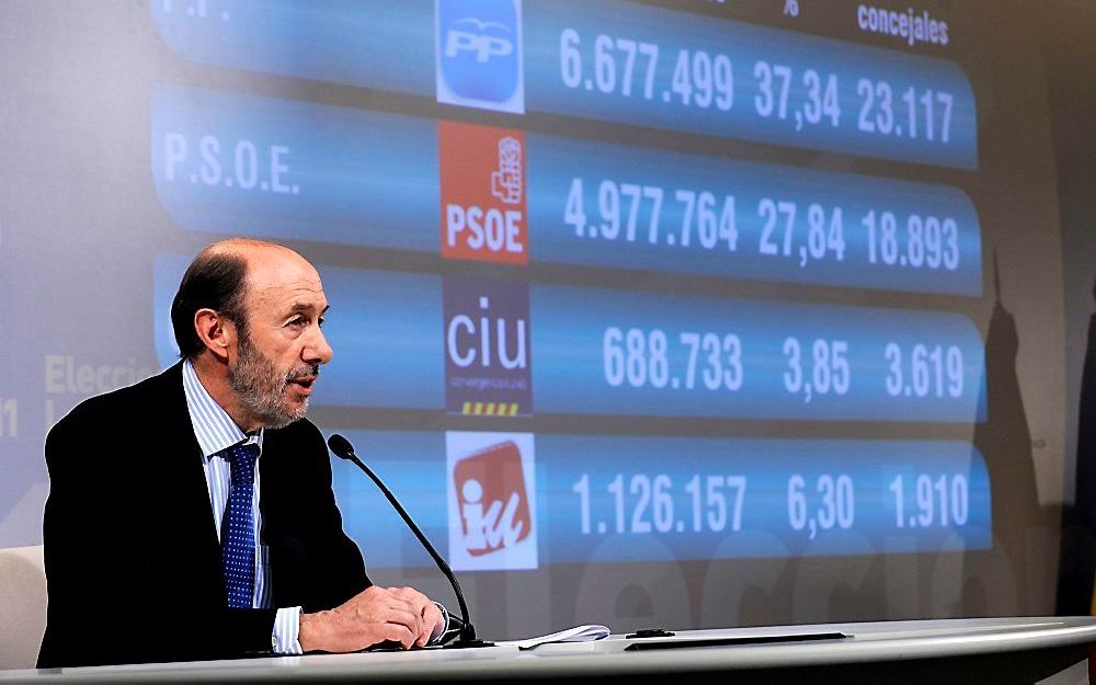 Rubalcaba. Foto EPA