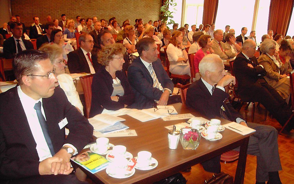 Aanwezigen bij de 82e jaarvergadering van de zondagscholenbond. Foto's RD