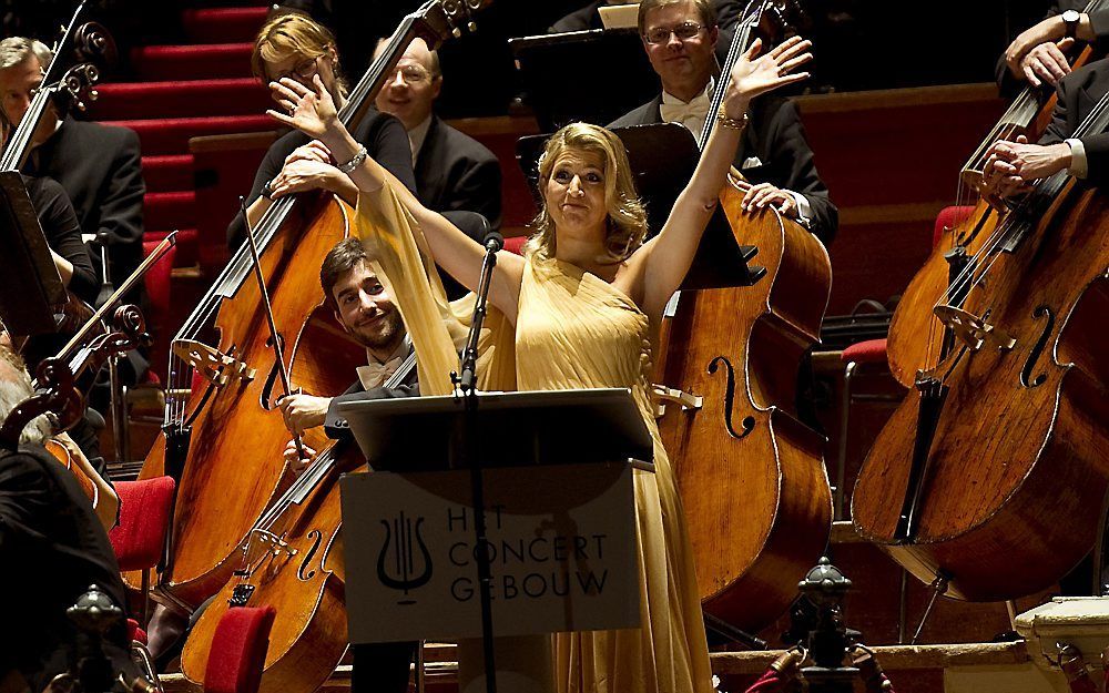 Concert in het Concertgebouw voor prinses Máxima, ter gelegenheid van haar 40e verjaardag. Foto ANP