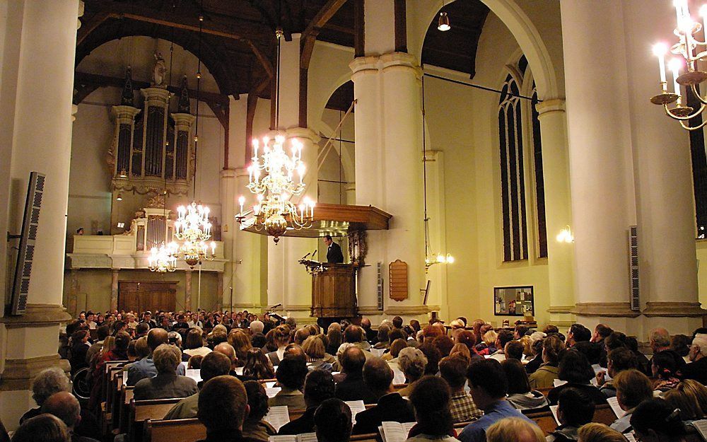 NUNSPEET – „De eredienst is voor iedereen en moet doelgroepoverstijgend zijn.” De HGJB hield gisteren in Nunspeet een bezinningsavond over jongeren en de eredienst. Archieffoto RD, Anton Dommerholt