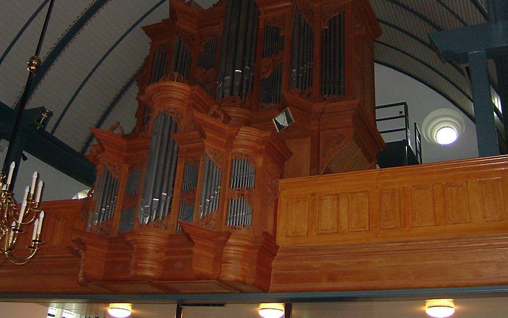 Het orgel van de Oude Kerk in Veenendaal. Foto Panoramio