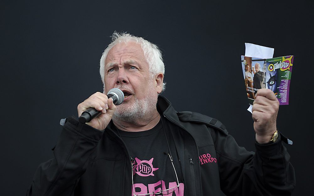 Jan Smeets tijdens de opening van Pinkpop. Foto ANP