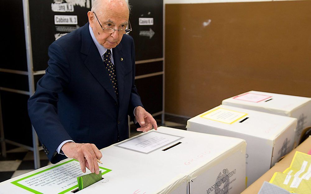 Giorgio Napolitano. Foto EPA