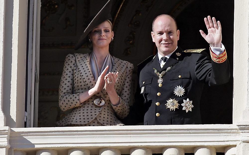 Prins Albert van Monaco en Charlene Wittstock. Foto EPA