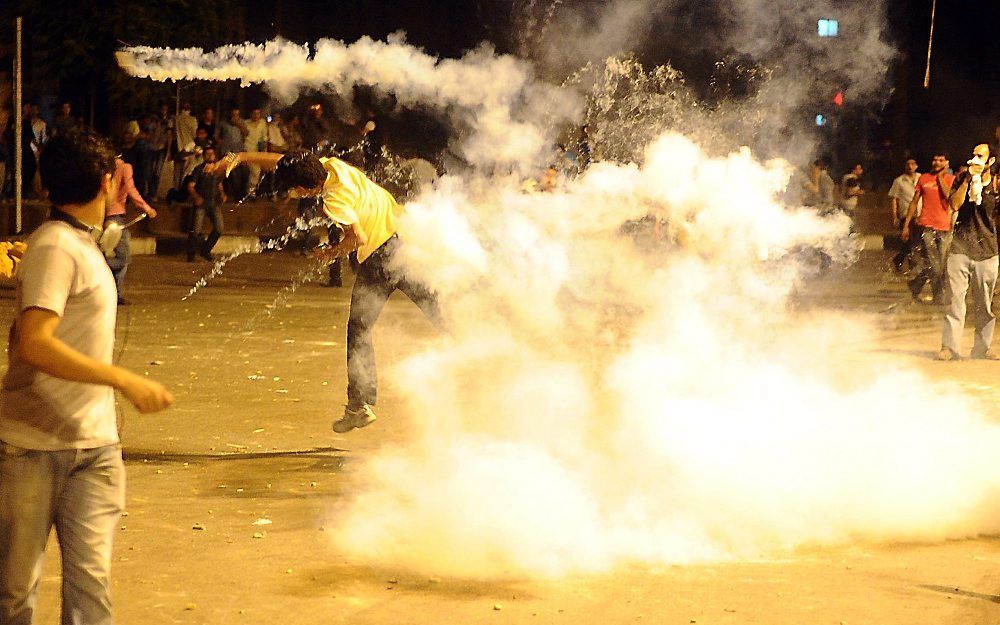 Rellen op het Tahrirplein. Foto EPA