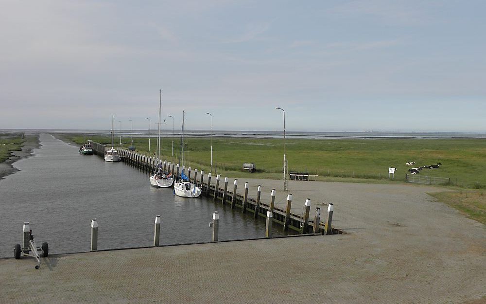 Het kleinste zeehaventje van Nederland in Noordpolderzijl. Foto RD