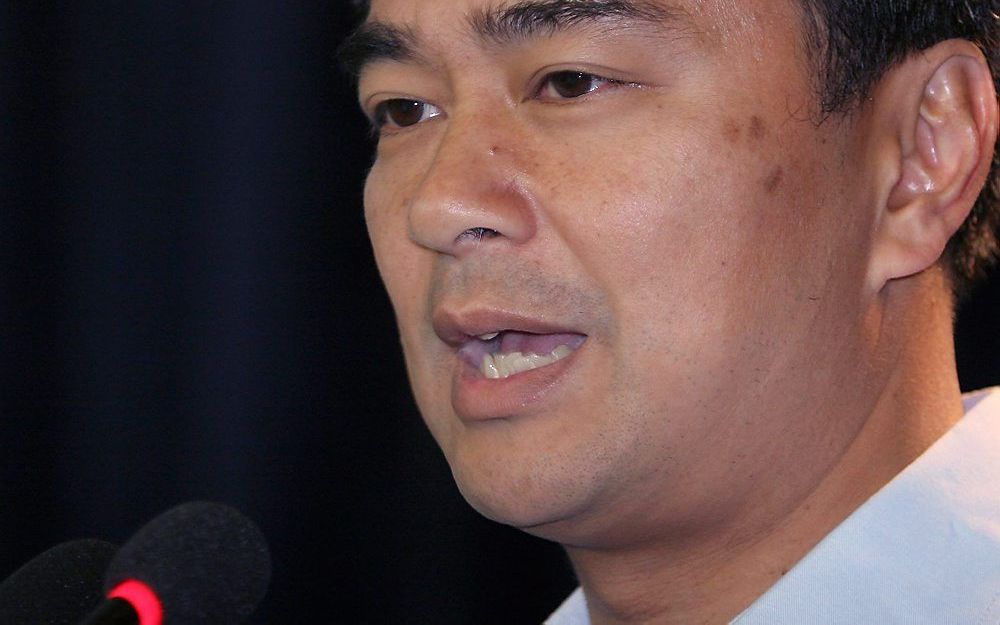 Premier Abhisit Vejjajiva. Foto EPA