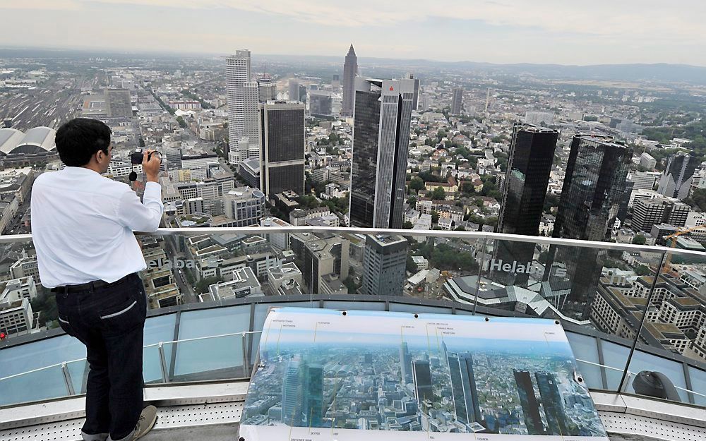 Bankendistrict in Frankfurt. Foto EPA