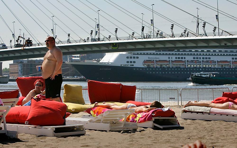 Stadsstrand van Rotterdam. Foto ANP