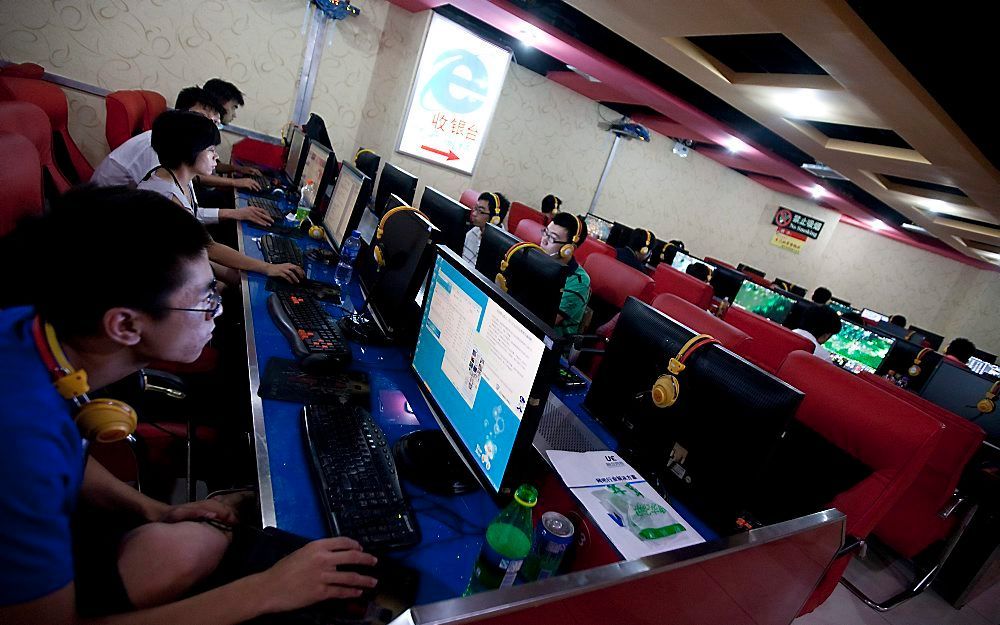 Internetcafé in Peking. Foto EPA