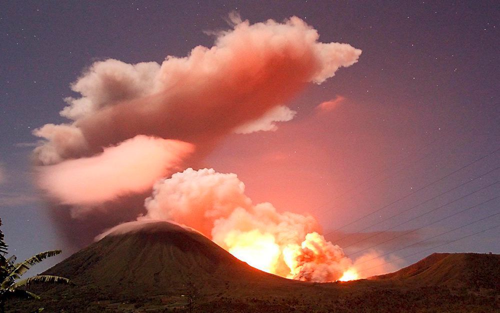 Mount Lokon. Foto EPA